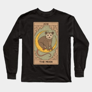 The Moon - Possum Tarot Long Sleeve T-Shirt